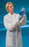 Cardinal Health Fluid Resistant Lab Coats - Fluid Resistant Lab Coat, White, Size M - 2301LC