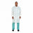 Cardinal Health Fluid Resistant Lab Coats - SMS Lab Coat, White, Knit Collar, Size 4XL - 2316LC