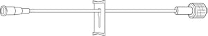 Baxter Healthcare IV Catheter Extension Set with Adapter - Extension Set, IV Catheter, Luer Lock - 2N1194