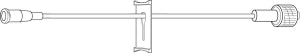 Baxter Healthcare IV Catheter Extension Set with Adapter - Extension Set, IV Catheter, Luer Lock - 2N1194