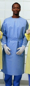 Cardinal Health Nonsterile Universal Procedure Gowns - Procedure Gown, Nonsterile, Blue, Size XL - 3201PG