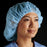 Cardinal Health Spunbond Nonsterile Bouffant Caps - Spunbond Non-Sterile Bouffant Cap, Blue, 24" - 3274