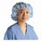 Cardinal Health Spunbond Nonsterile Bouffant Caps - Premium Printed Bouffant Cap, Large, 24" - 3474