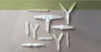 Cardinal Health Medi-Vac Plastic Tubing Connectors - 6-in-1 Y-Type Suction Tubing Connector, 1/4" - 368