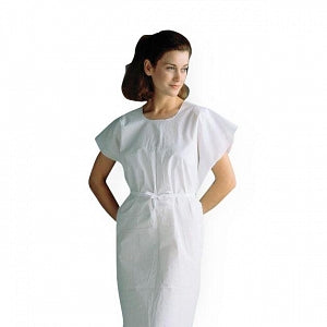 Cardinal Health Front / Back Disposable Gowns - Disposable Gown, Front or Back Opening, 30" x 42" - 45930-010B