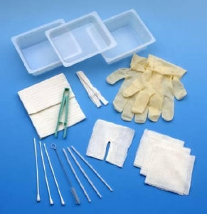 Vyaire Tracheostomy Cleaning Trays - Tracheostomy Cleaning Tray with Gloves - 4681A