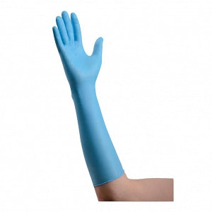 Cardinal Health Nitrile Decontamination Exam Gloves - 16" Decontamination Powder-Free 11.0 Mil Nitrile Exam Gloves with Extended Cuff, 11.0 Mil, Size L - 88NDL