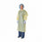Cardinal Health Yellow Isolation Gown - Yellow Isolation Gown, Overlapping Back Panels - AT4488-2XL