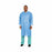 Cardinal Health Disposable Lab Coats - Lab Coat, Knee Length, Disposable, Ceil Blue, Size XL - C3660CBXL