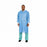 Cardinal Health Disposable Lab Coats - Lab Coat, Knee Length, Disposable, Ceil Blue, Size XL - C3660CBXL