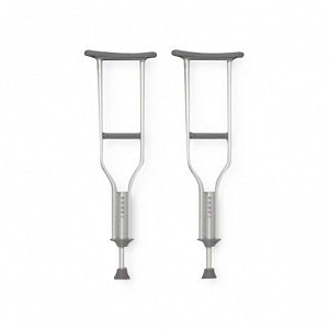 Cardinal Health Child Axillary Pushbutton Aluminum Crutches - 48"-54" Child Axillary Pushbutton Aluminum Crutches, 300 lb. Capacity - CA901CH