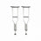 Cardinal Health Child Axillary Pushbutton Aluminum Crutches - 48"-54" Child Axillary Pushbutton Aluminum Crutches, 300 lb. Capacity - CA901CH