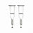 Cardinal Health Child Axillary Pushbutton Aluminum Crutches - 48"-54" Child Axillary Pushbutton Aluminum Crutches, 300 lb. Capacity - CA901CH