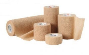 Cardinal Health Self-Adherent Bandages - Self-Adherent Bandage, 1" x 5 yd., Nonsterile Latex, Tan - CAH15
