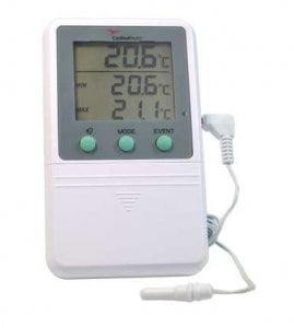 Cardinal Health Traceable Hi / Lo Memory / Alarm Thermometers - Digital Thermometer with Probe, -50°C to 70°C - CH2960-3