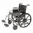 Cardinal Health Wheelchairs - Wheelchair with Desk-Length Arms and Powder-Coated Swing-Away Footrests, 500 lb. Capacity, 22" x 18" - CW0006PS