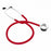 Cardinal Health Dual-Head Adult Stethoscopes - SETHOSCOPE, ADULT, DUAL HEAD, RED - SMD31ARD