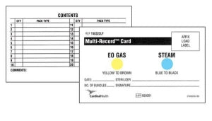 Cardinal Health Multi-Record Load Card - Multi-Record Load Card, Sterilization - T40322LFA