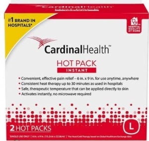 Cardinal Health Instant Cold Packs and Hot Packs - DBM-PACK, INSTANT HOT PACK, LRG, 6"X9", NOVA - V11443012