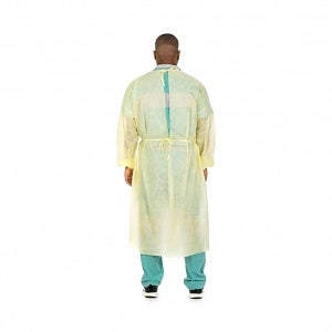 Cardinal Health Tri-Layer SMS Fabric Isolation Gowns - Nova Plus Tri-layer SMS Fabric Isolation Gown Cover, Yellow - V2100PG