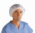 Cardinal Health Spunbond Nonsterile Bouffant Caps - Spunbond Non-Sterile Bouffant Cap, Blue, 24" - V3274
