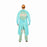 Cardinal Health Poly-Coated Isolation Gowns - Poly-Coated Fluid-Protection Isolation Gown, Size XL - V5213PG
