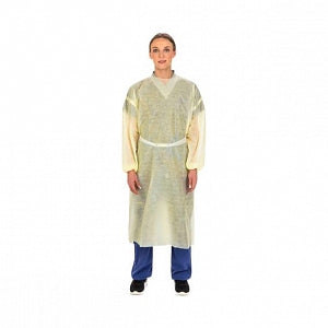 Cardinal Health Novaplus Isolation Gowns - Novaplus Isolation Gown, AAMI Level 2, Tape Tab - VAT4437-BD