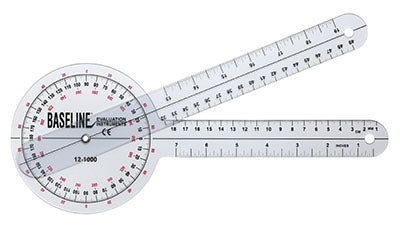 Baseline Plastic Goniometer - 360 Degree Head