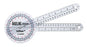 Baseline Plastic Goniometer - HiRes 360 Degree Head - 8 inch Arms