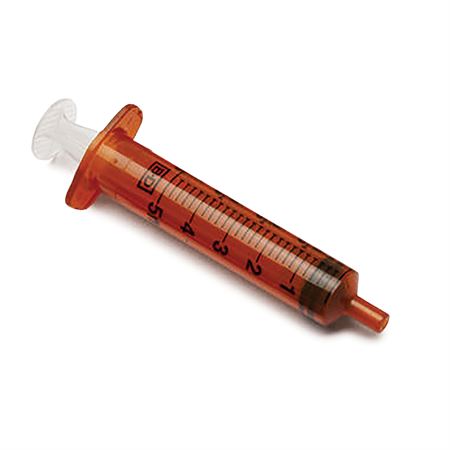 Oral Syringes with Cap 20mL - Amber