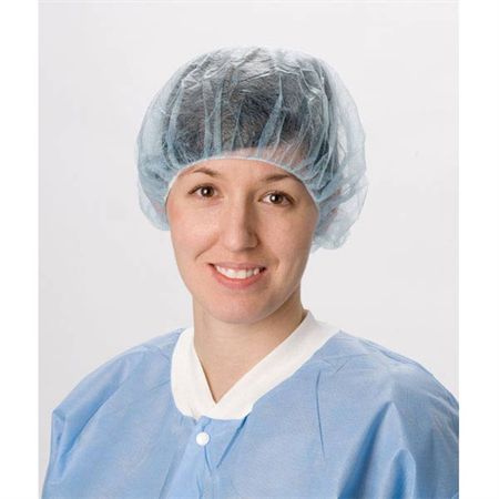 Bouffant Caps 24" Blue Multi-Ply