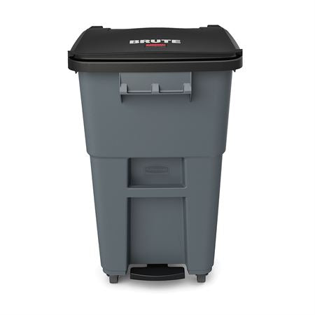 Brute Step-on Waste Rollout with Casters 32gal