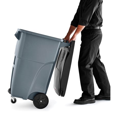 Brute Step-on Waste Rollout 50gal