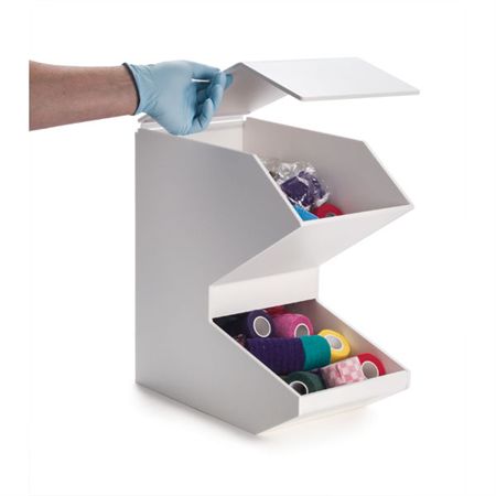 Bulk Storage Hopper with Lid Bulk Storage Hopper with Lid - 8" x 15" x 15