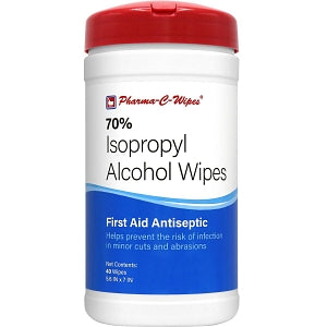 Kleen Test Products Pharma-C-Wipes 70% Isopropyl Alcohol Wipes - Pharma-C-Wipes 70% ISO Alcohol Wipes - 63-200736K