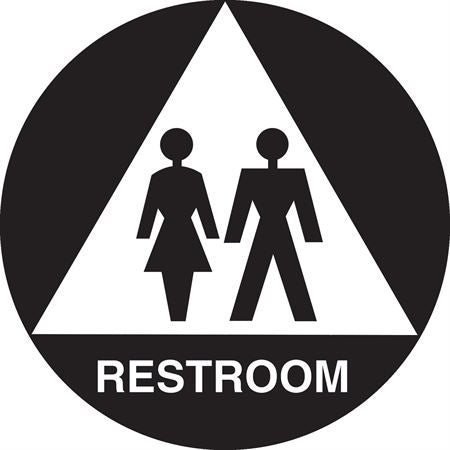 CA Restroom Sign 12 Gender Neutral - Handicapped