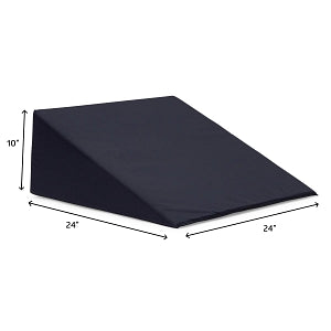 Medline Nylex-Covered Positioning Wedges - Foam Wedge Positioner with Nylex Cover, 24" x 24" x 10" - CBC04010