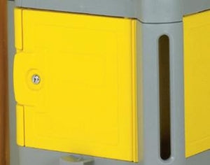Continental Commercial Products LLC Pilfer-Proof Locking Cabinet - Locking Cabinet for CCJR184BK Cart - 187YW