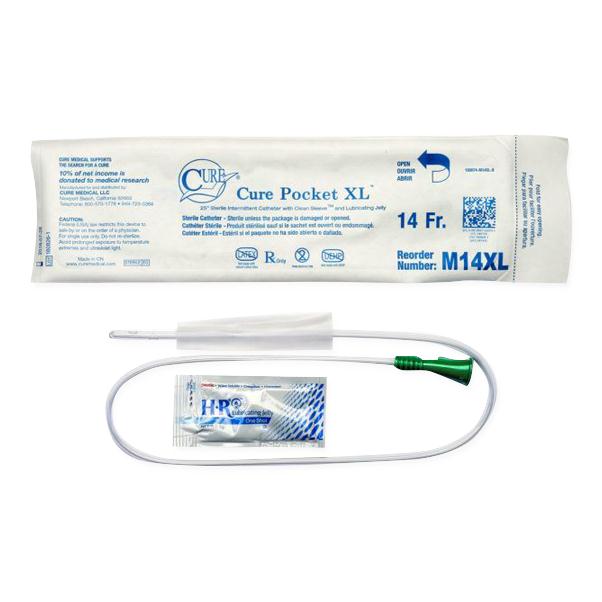 Male Catheter, U-Shaped, Straight Tip