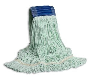 Connecticut Clean Room MicroEco Looped End Mop - MOP, MICROECO, LOOPED END, 6 ROW STITCHED - 131604