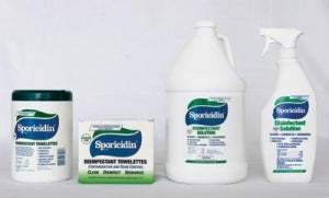 Connecticut Clean Room Sporicidin Disinfectant Towelettes - TOWELETTES, DISINFECTANT, SPORICIDIN - CAN-18012F