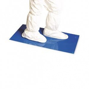 Connecticut Clean Room Adhesive Tacky Cleanroom Mat - ENTRANCE MAT, POLYTACK, PREM, BLUE, 24 X 36" - P-111B