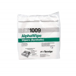 Connecticut Clean Room Corp AlphaWipe Wipers - WIPERS, ALPHAWIPE, FLAT PACK, 9X9" - TX1009