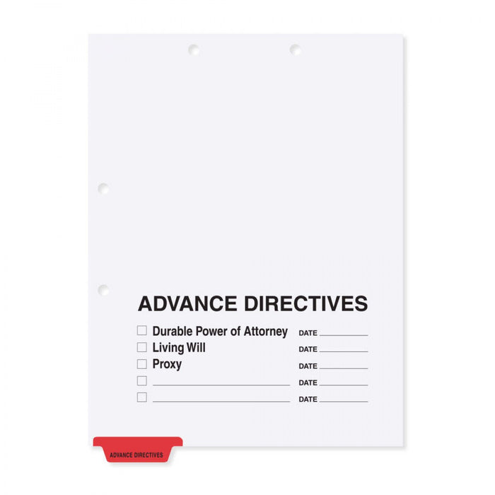 Durable Red Mylar 8 1/2" X 11" 300/Box