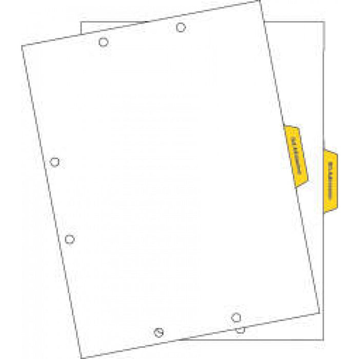 Durable Yellow Mylar 8 1/2" X 11" 300/Box