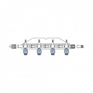 Codan Us Corp Codan Infection Prevention Stopcocks - Stopcock, Manifold, 4-Gang, Valve, Needleless - BC152-W