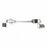 Codan US MiniBore Filter Extension Sets - Minibore Female Luer Lock Extension Set with Flowstop Cap, 0.35 mL, 8" - BC506