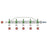 Codan US Corp High-Flow 4-Way Stopcocks - Stopcock with Manifold, 8.4 mL, 8" Long - W20267