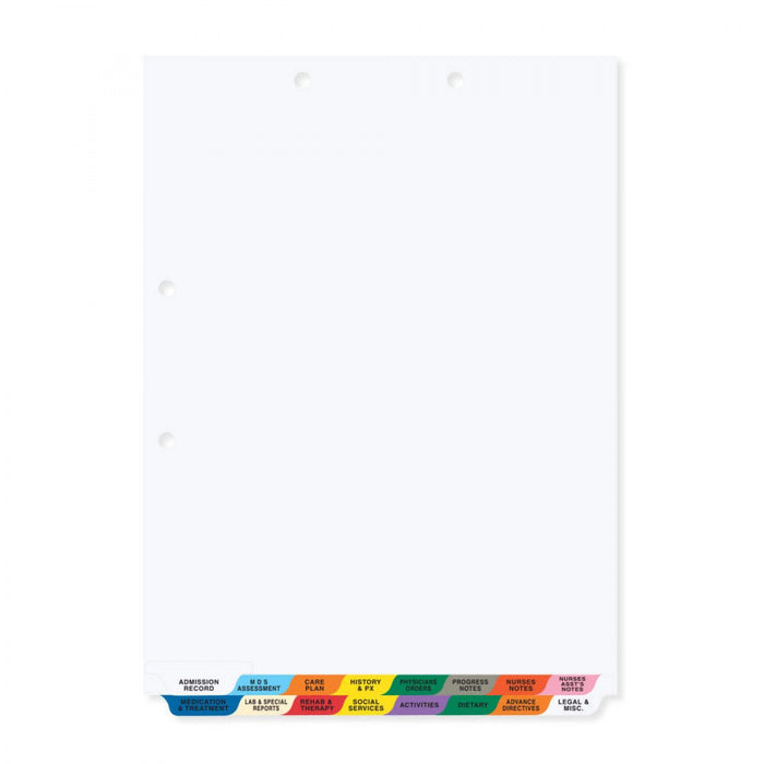 Assorted Colors, Poly 8 1/2" X 11" 1/Set