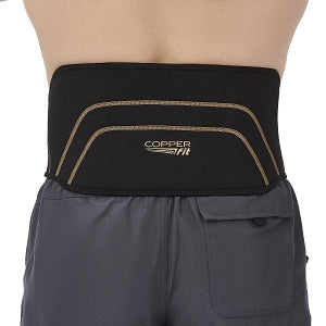 Idea Village Copper Fit Adjustable Back Supports - Copper Fit Adjustable Back Supports, Copper Infused, Sizes S / M, (28" - 39") - CFBACKSM